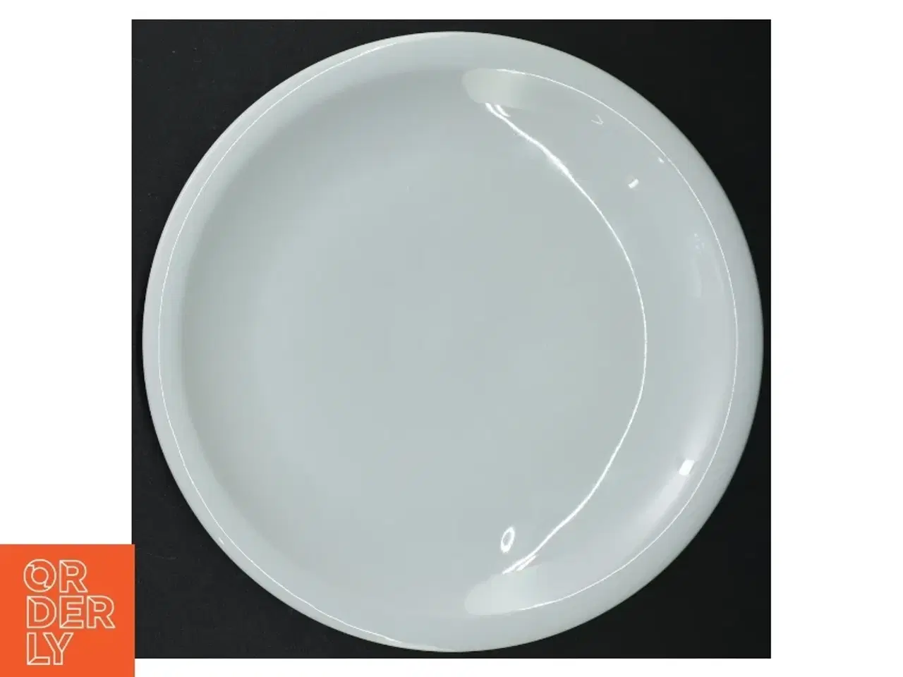 Billede 4 - 8 middagstallerkener, hvidt porcelæn (str. 23,5 cm)