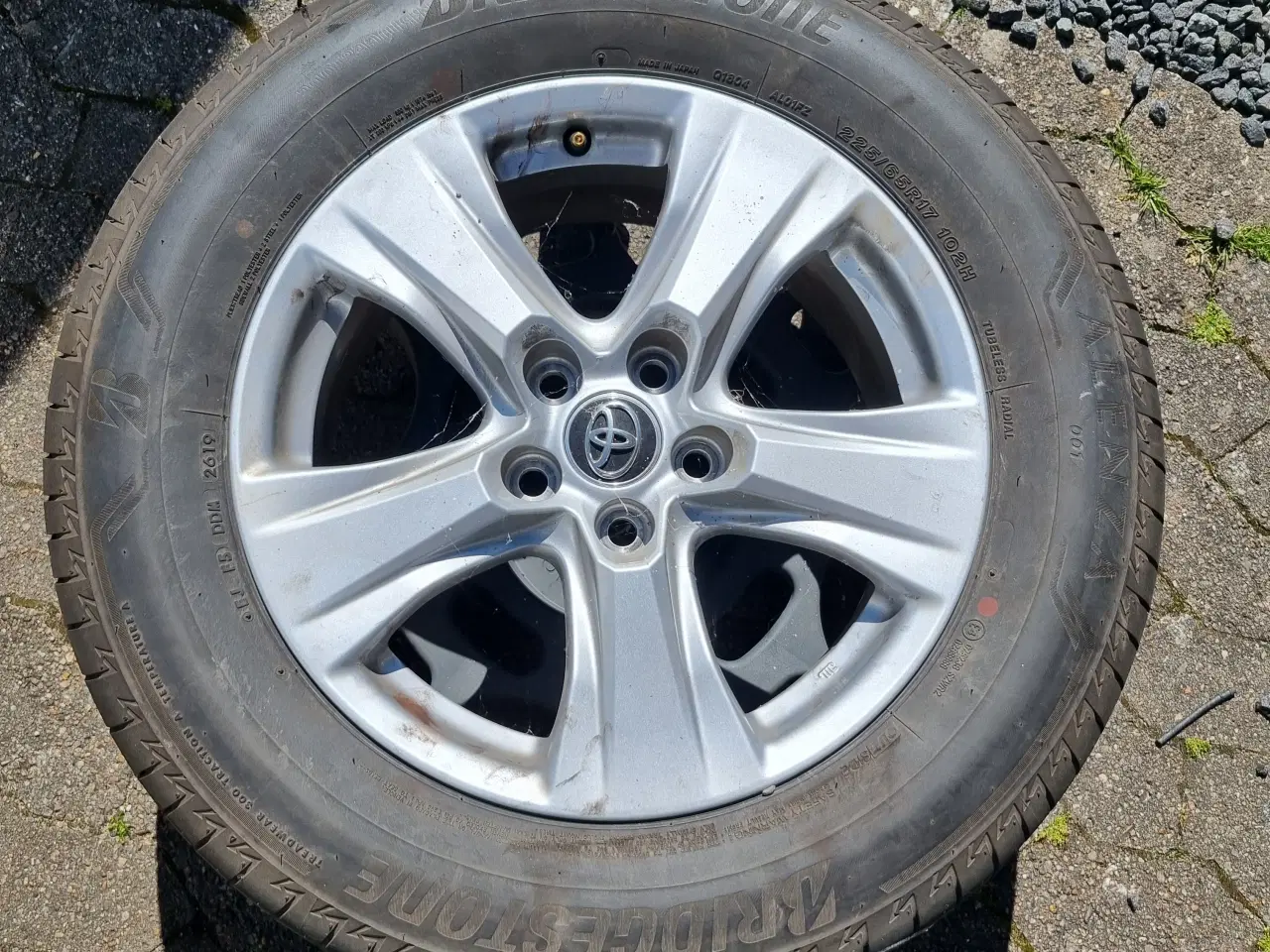 Billede 2 - Alufælge og dæk