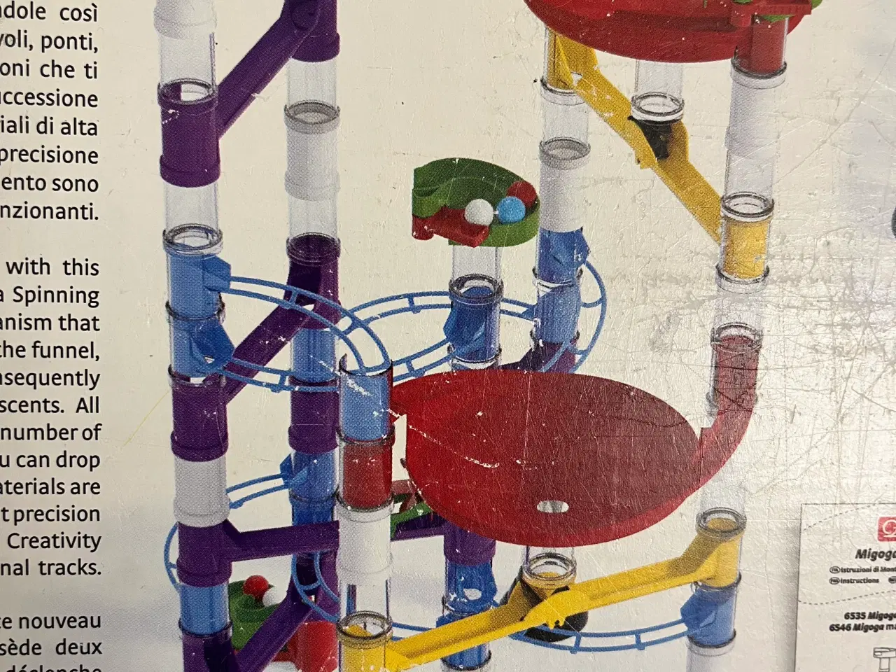 Billede 3 - Quercetti migoga marble run spinning