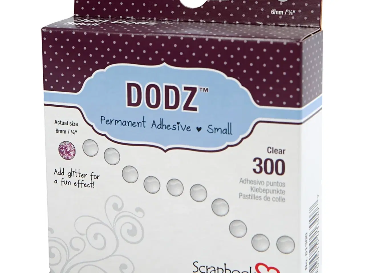 Billede 1 - Dodz Klæbepunkter 6 mm - 300 stk. til stærk klæbning