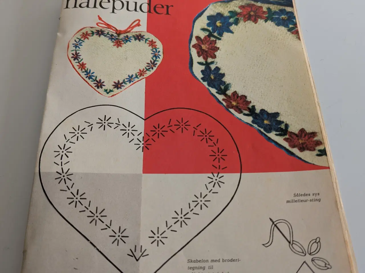 Billede 1 - Mønster til nålepude fra Flittige Hænder 1961 brod