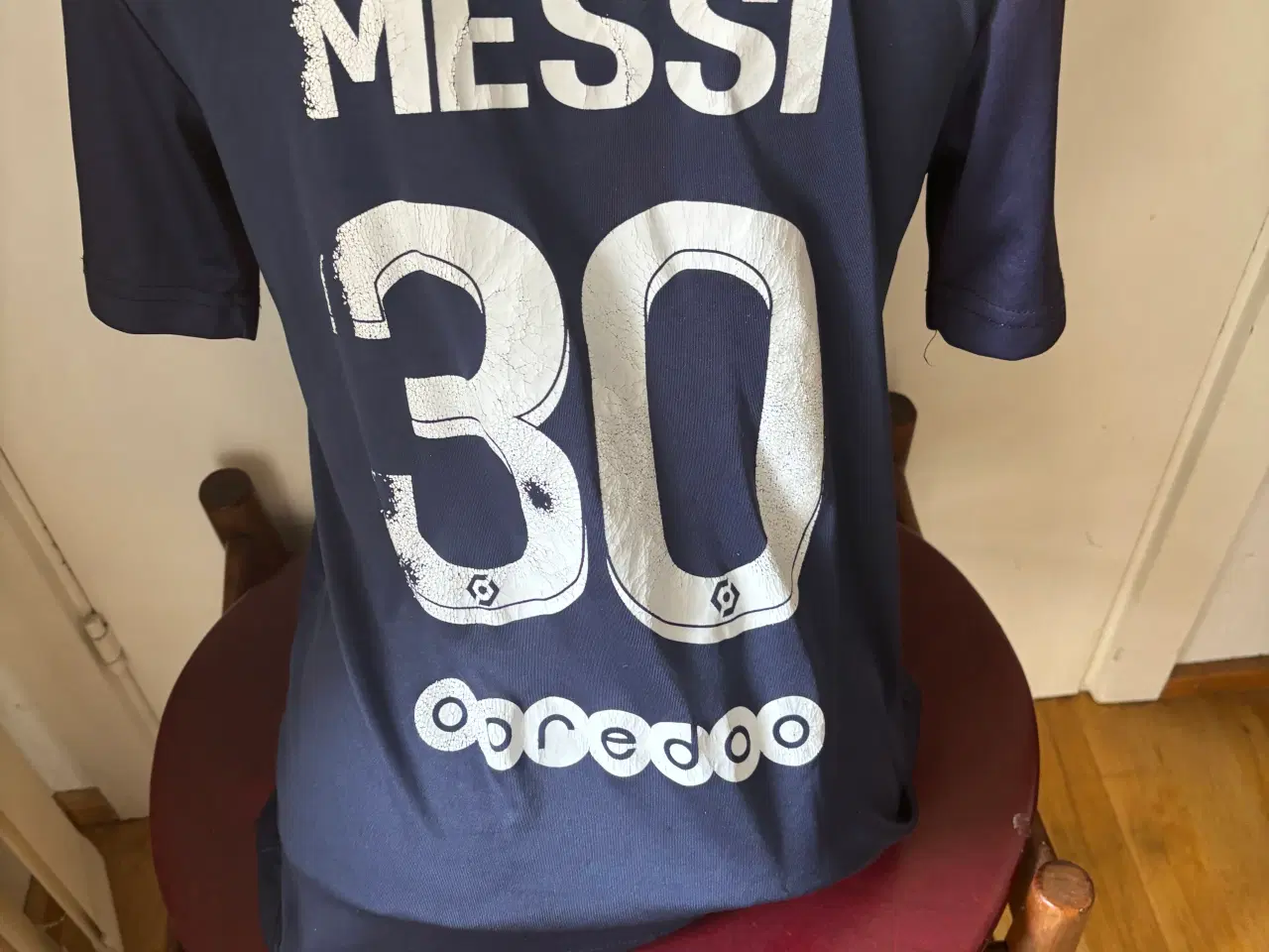 Billede 2 - PSG Messi Fodboldtrøje – Str. 176 – Navyblå