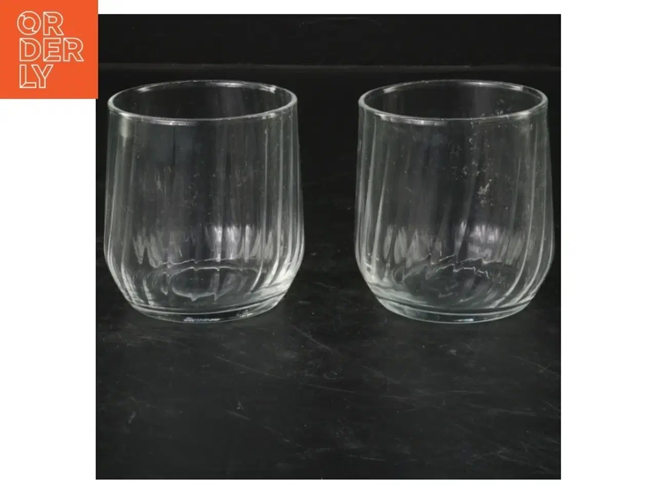 Billede 1 - Glas drikkeglas (str. 7 cm. 2 styk)