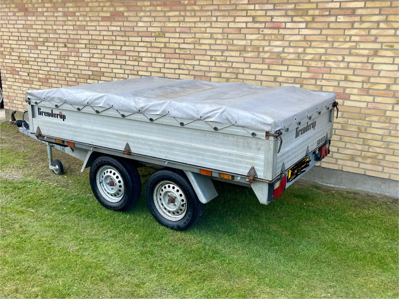 Billede 14 - Boggietrailer med nedfældige sider