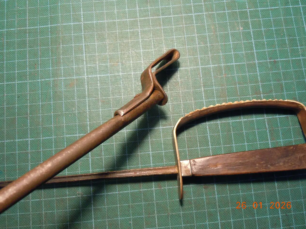 Billede 8 - Skyttegravskniv, nærkampkniv i stålskede.