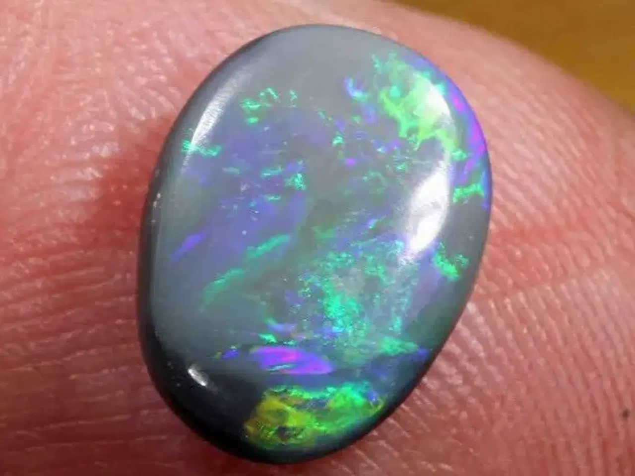 Billede 3 - Sort Opal i vedhæng 2.145 karat | Mega Flot