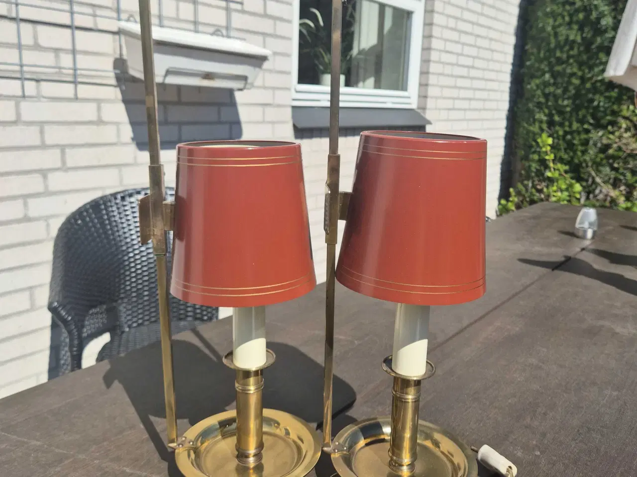 Billede 2 - 2 stks bord/ væg lamper