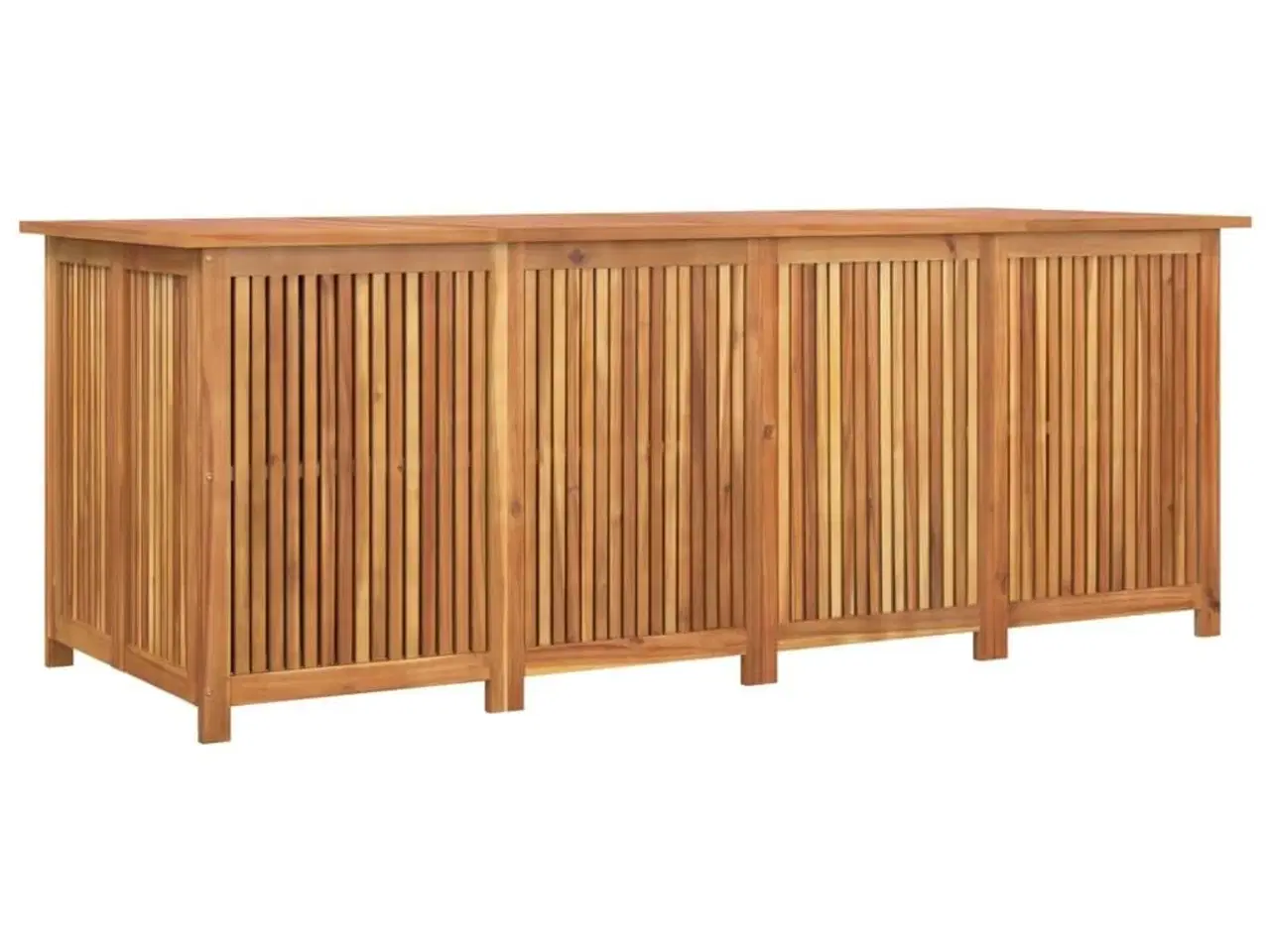 Billede 2 - Opbevaringsboks til haven 200x80x75 cm massivt træ