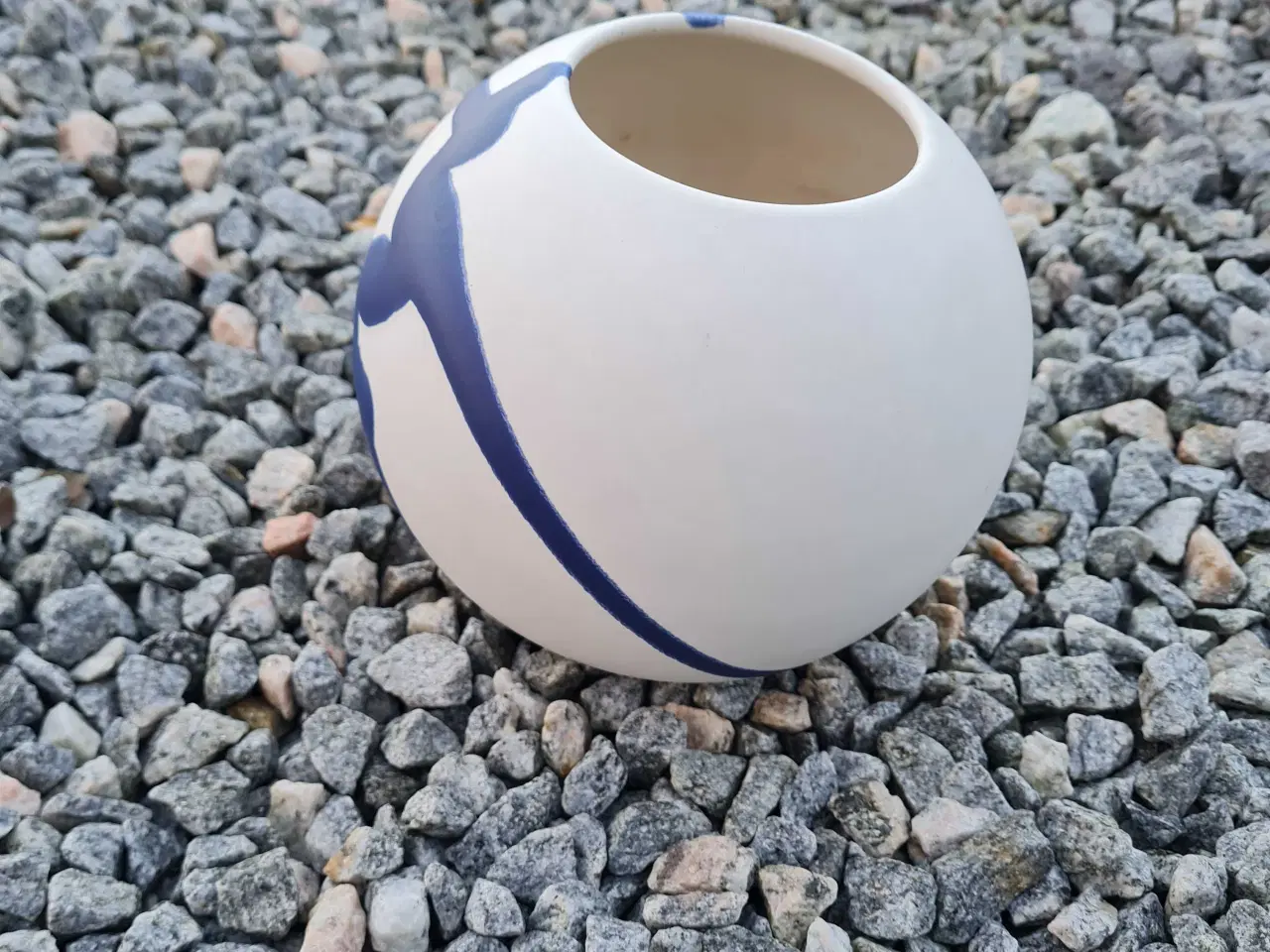 Billede 3 - Kuglevase, kunstvase, Tysk keramik, Design vase