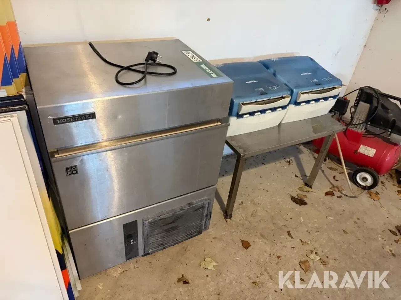 Billede 1 - Isterningmaskine Hoshizaki IM-65NE med tilbehør.