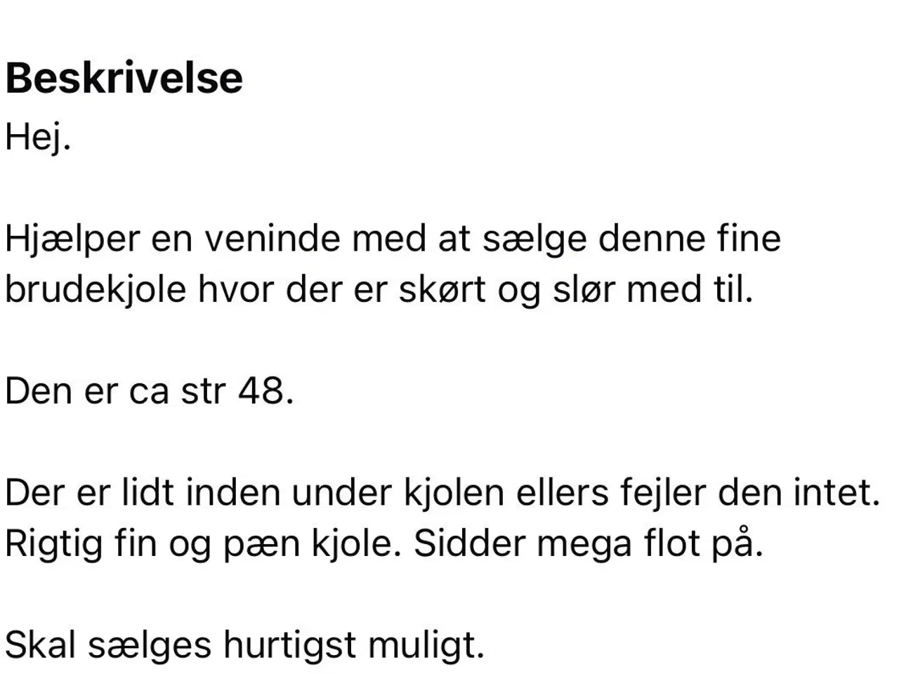 Billede 6 - Brudekjole med slør og skørt sælges