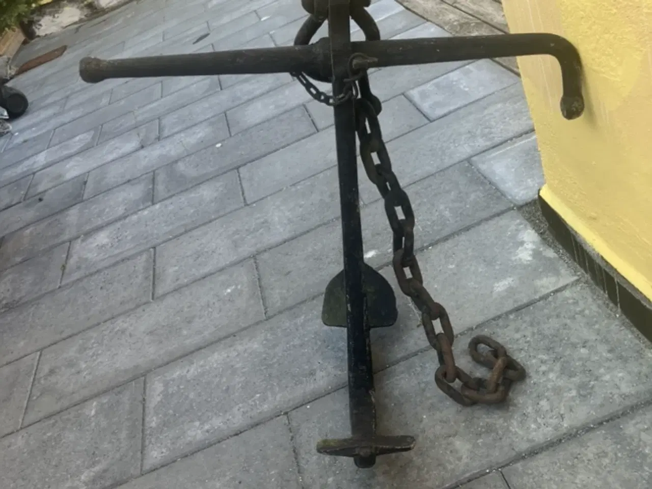 Billede 3 - Flot stort gammel anker 