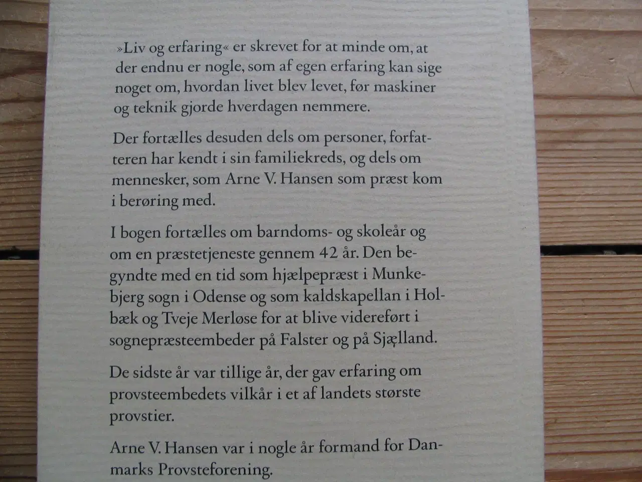Billede 5 - Arne V. Hansen (1921-2005) Liv og erfaring