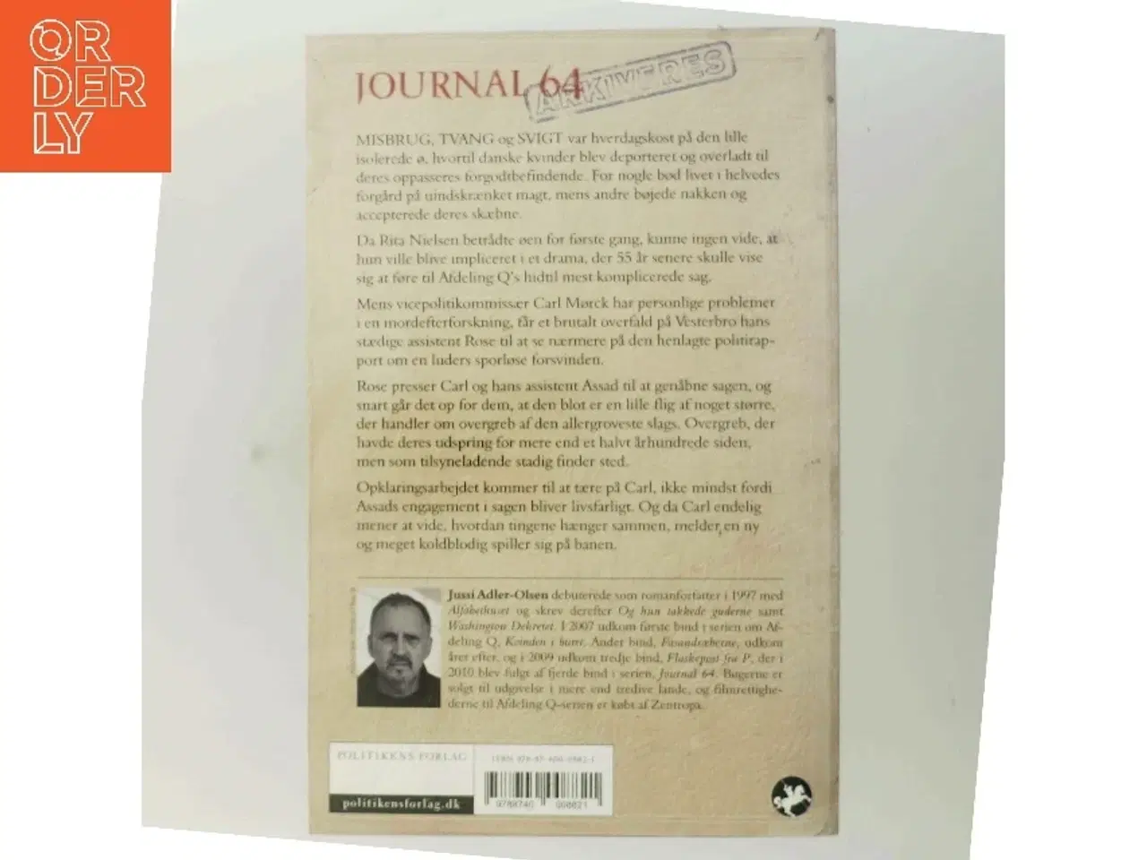 Billede 3 - Journal 64 : krimithriller af Jussi Adler-Olsen (Bog)