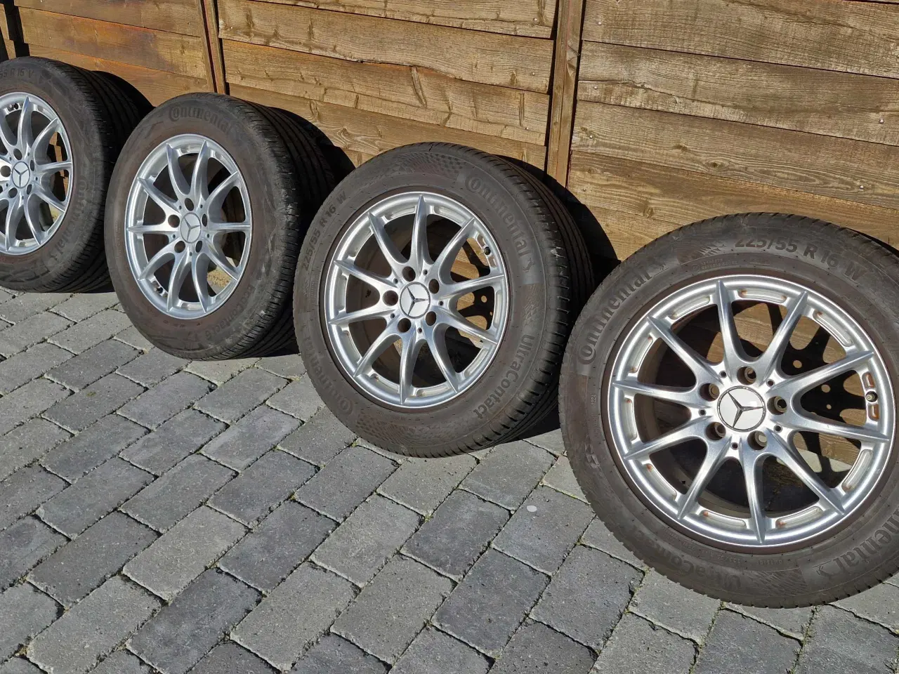 Billede 1 - Originale Mercedes fælge med 