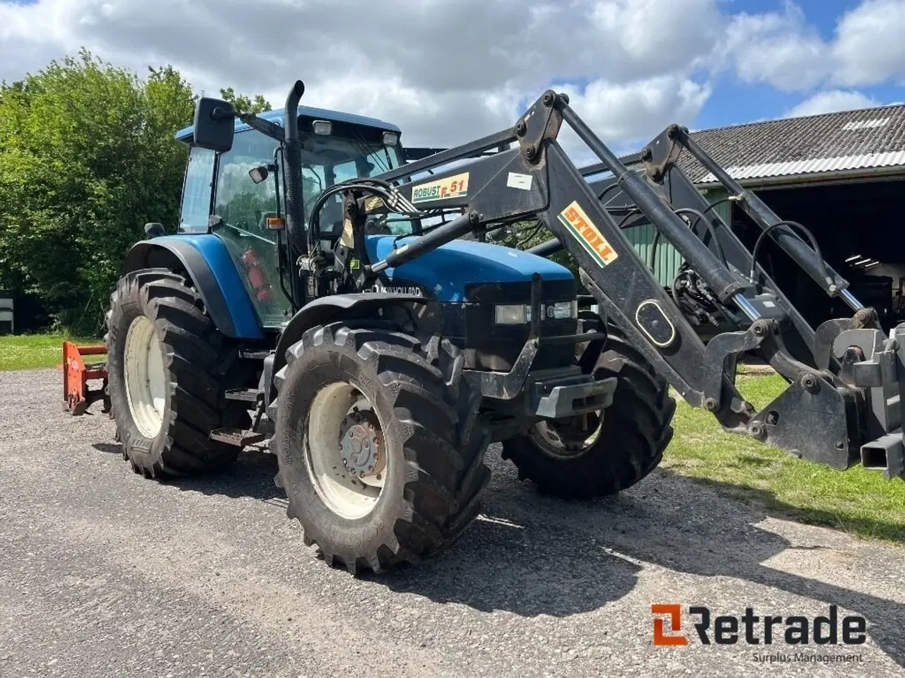 Billede 3 - New Holland TM 150 med Stoll frontlæsser