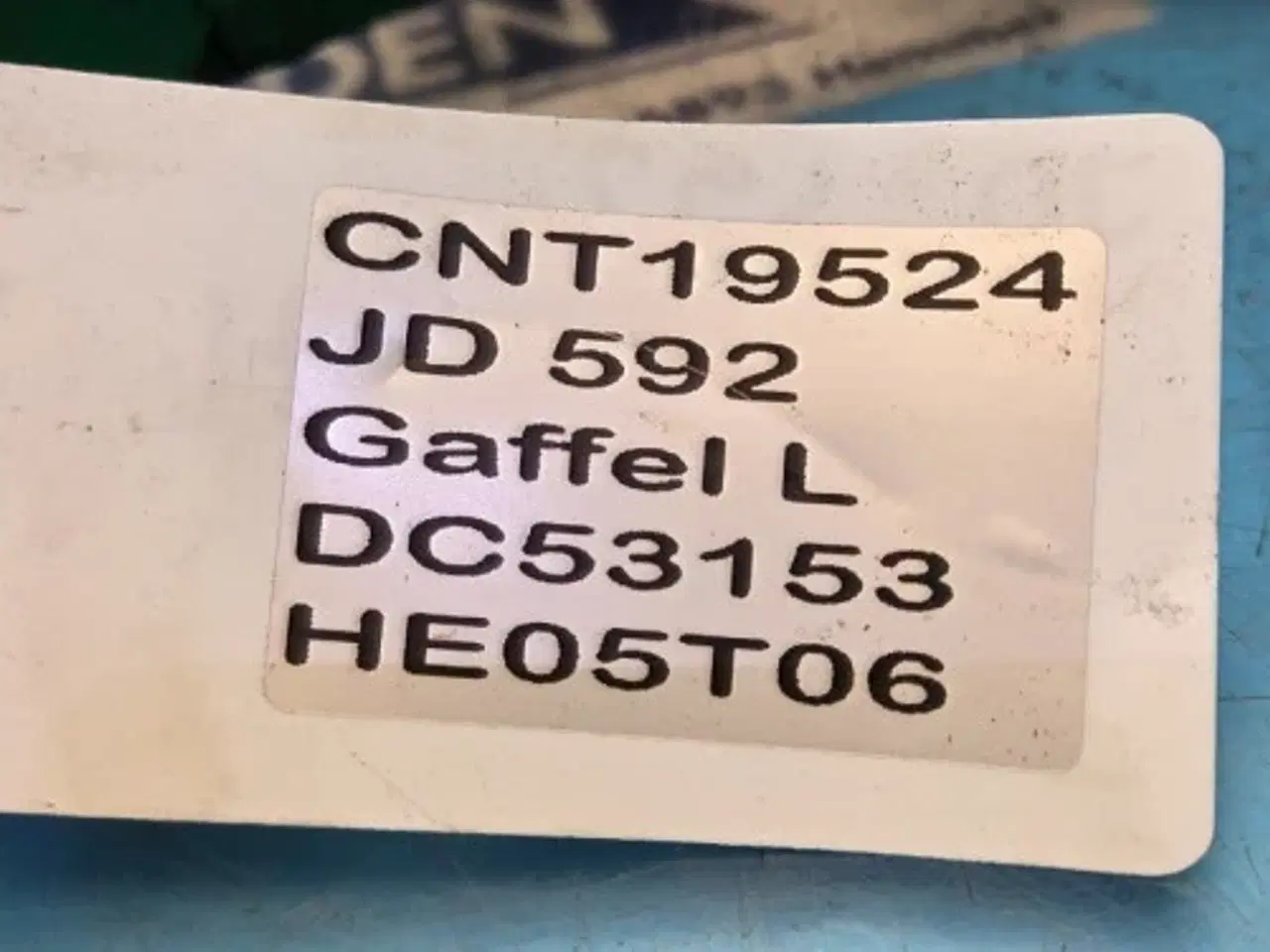 Billede 12 - John Deere 592 Gaffel L. DC53153