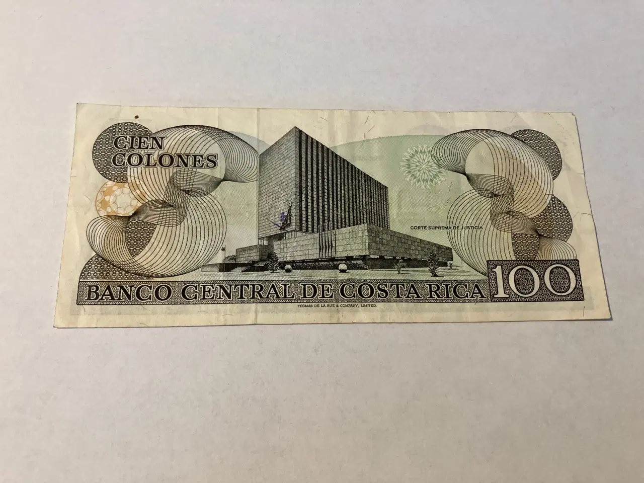 Billede 2 - 100 Colones Costa Rica 1982