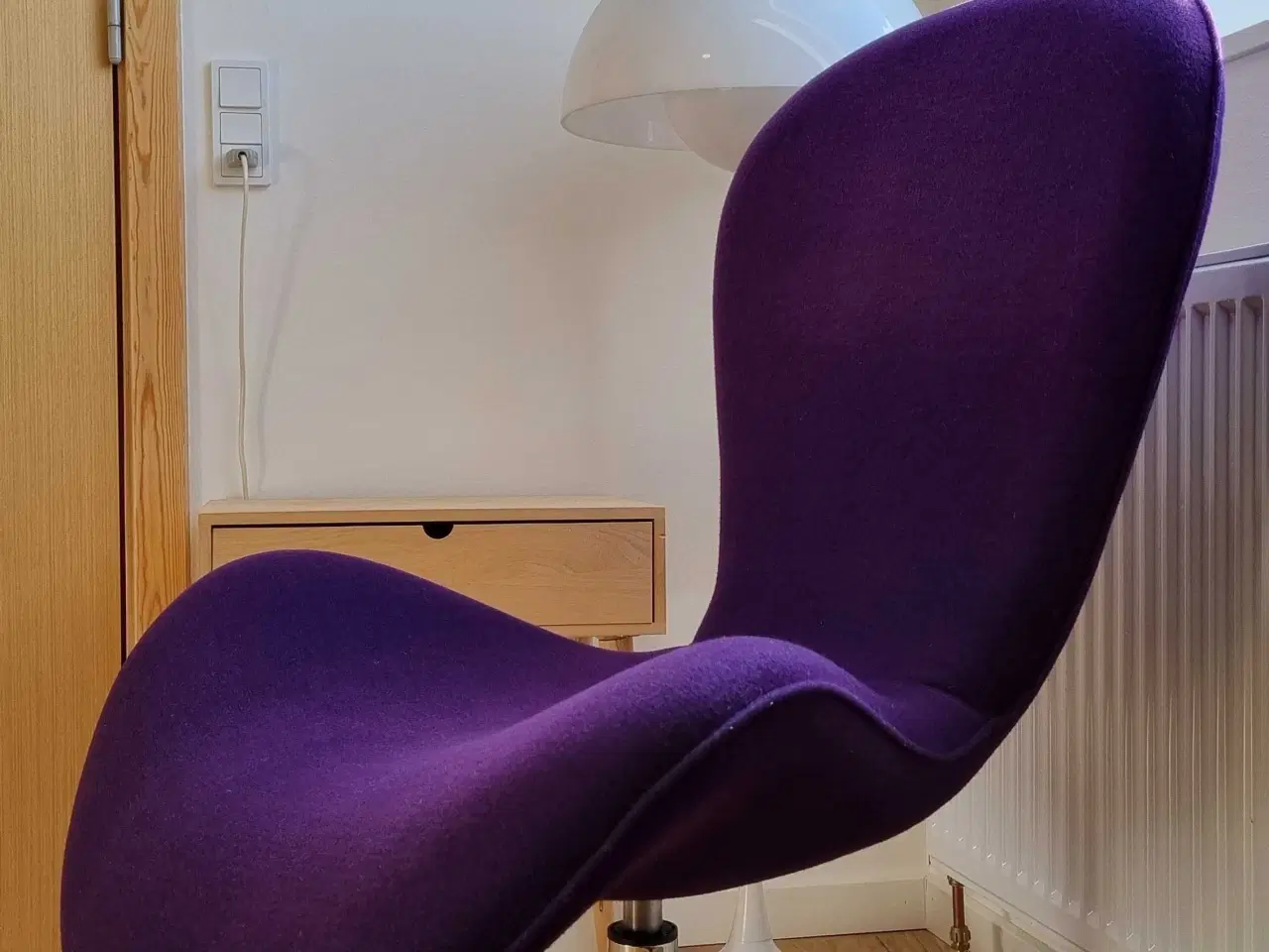 Billede 1 - Flot Sinnerup stol i Verner Panton-stil