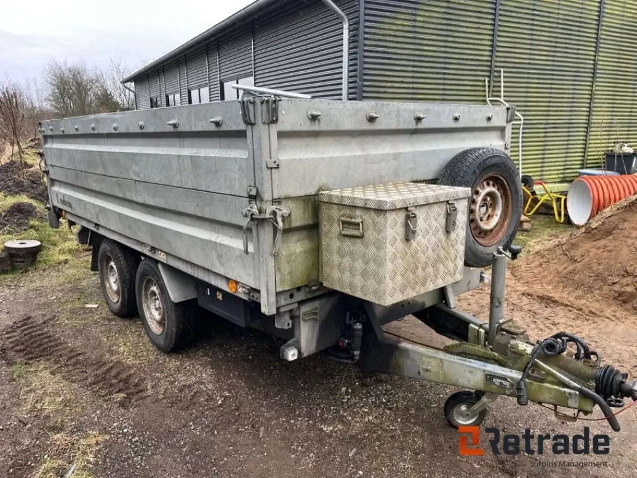 Billede 3 - Brenderup 3500kg el hydraulisk tiptrailer