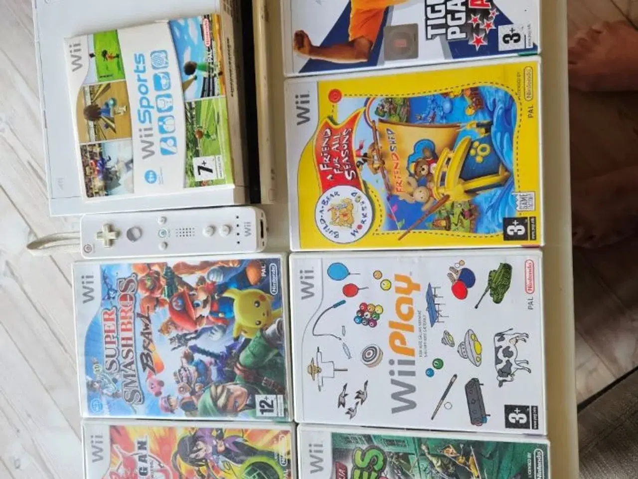Billede 6 - Wii konsol med 7 spil