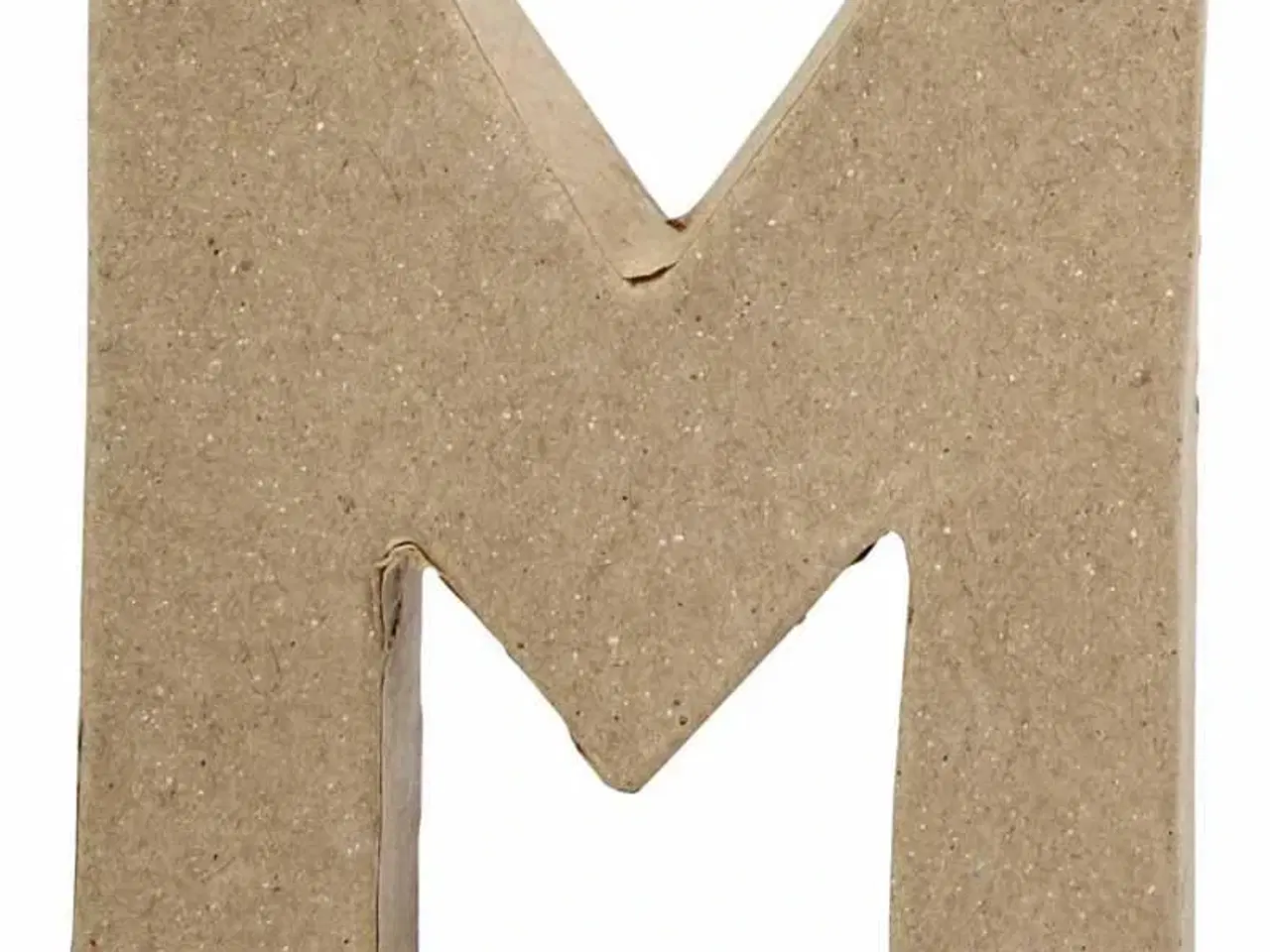 Billede 1 - Bogstav, M, H: 10 cm, B: 9 cm, tykkelse 1,7 cm, 1 stk.
