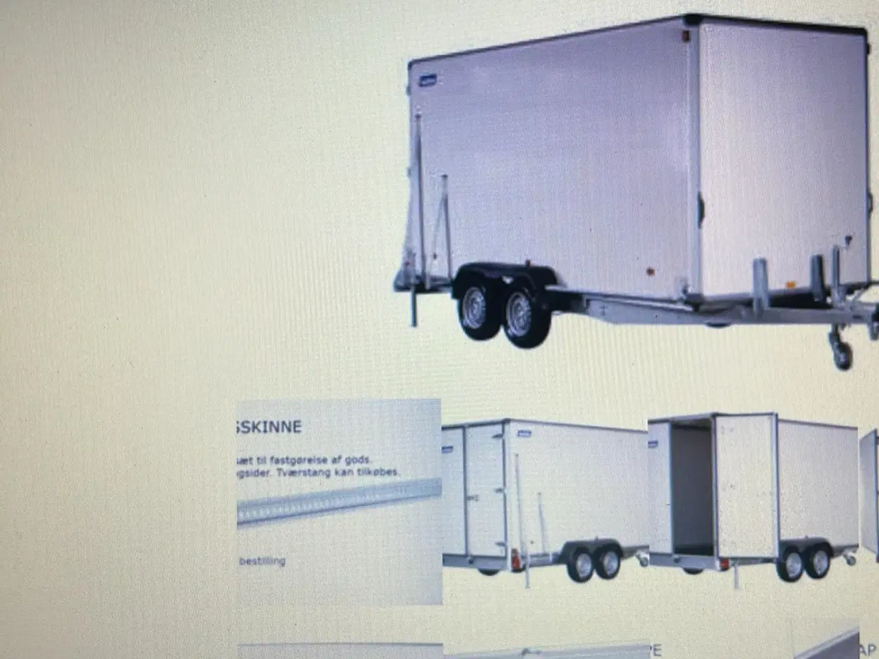 Billede 1 - Variant 2700 kg cargotrailer