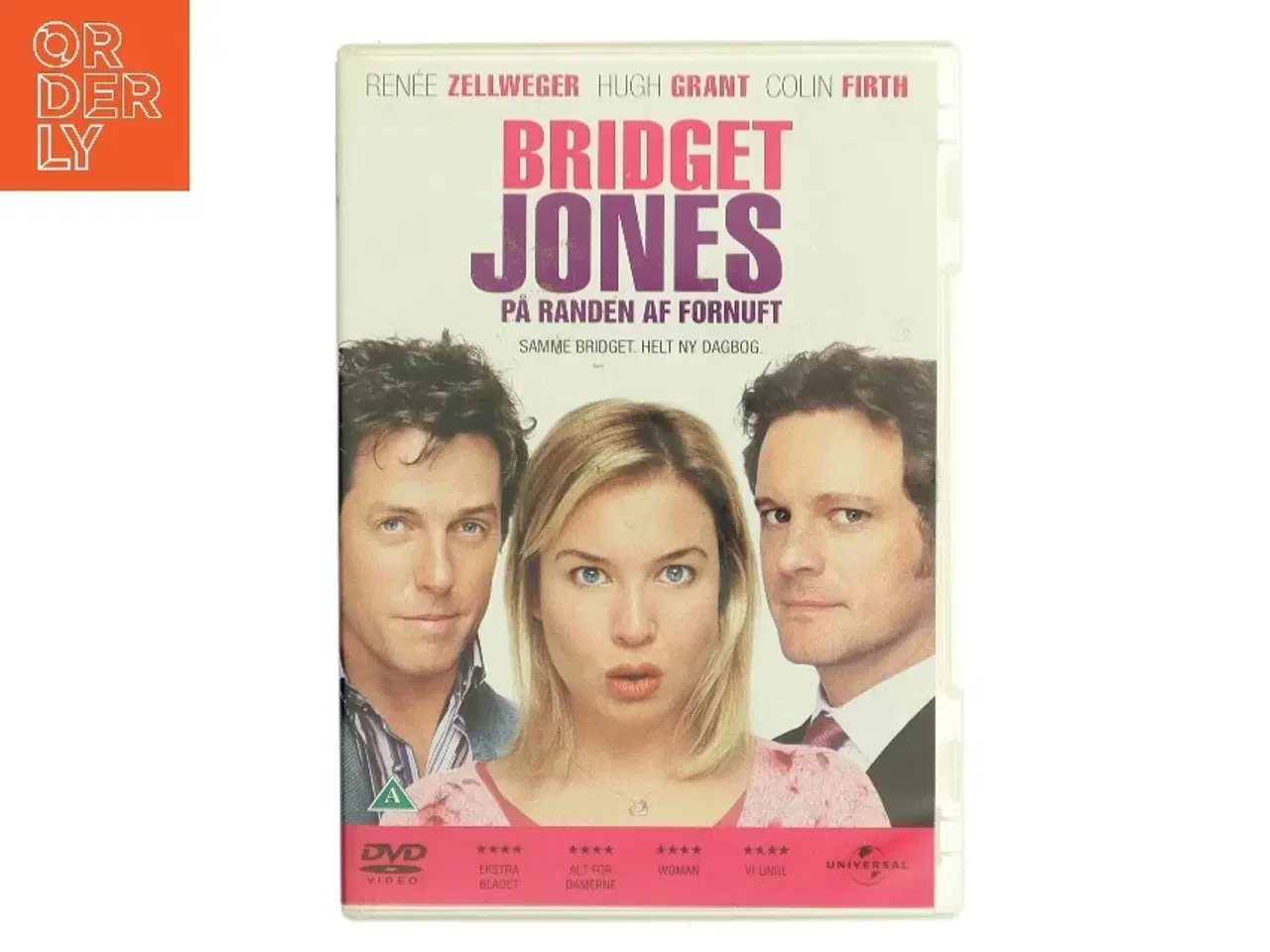 Billede 1 - Bridget Jones - På randen af fornuft (DVD) med Renée Zellweger (DVD)