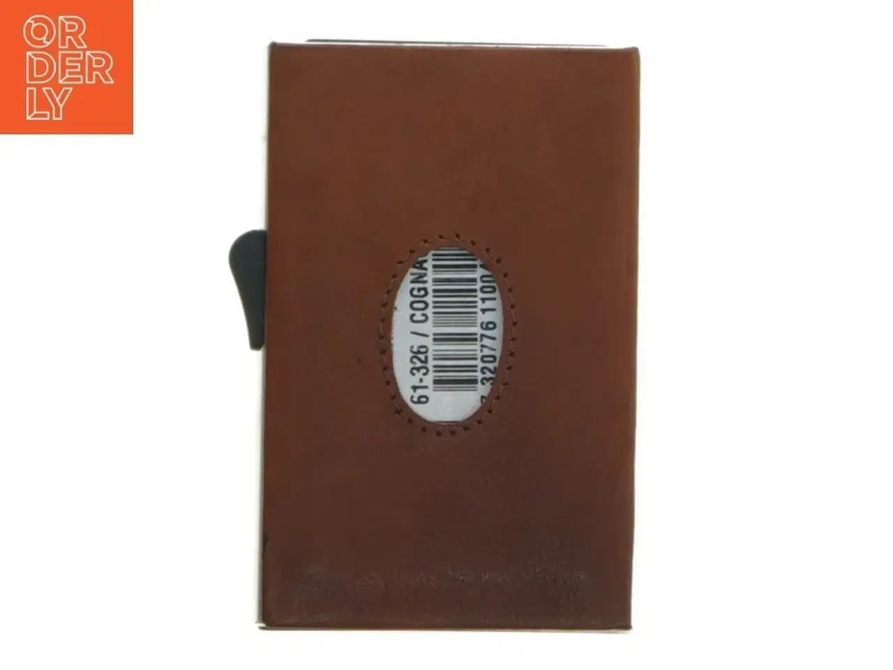 Billede 3 - Kortholder i læder fra Carlo Bolaget (str. 9,5x6,5 cm)