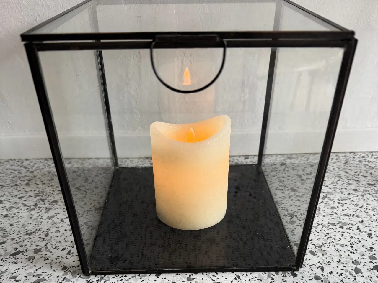 Billede 2 - Ib Laursen Glasæske Med LED Lys