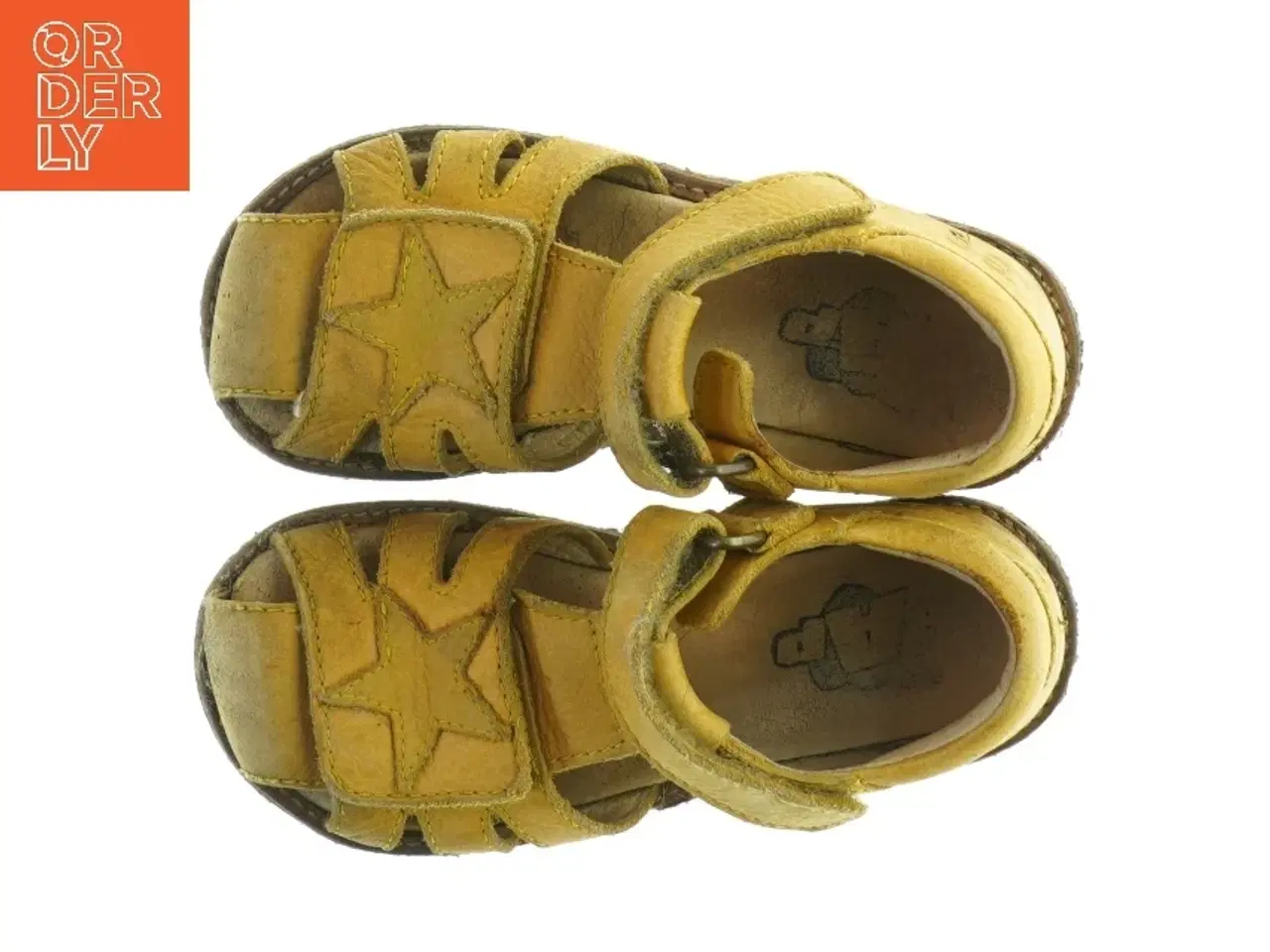Billede 3 - Rap rap khaki gule børnesandaler (str. 26)