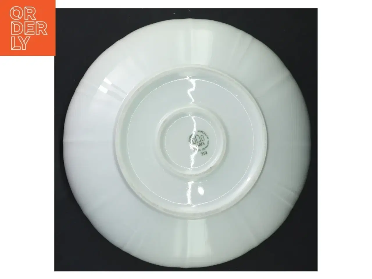 Billede 3 - Hvid porcelænsskål fra B&G (str. Ø 21x8 cm)