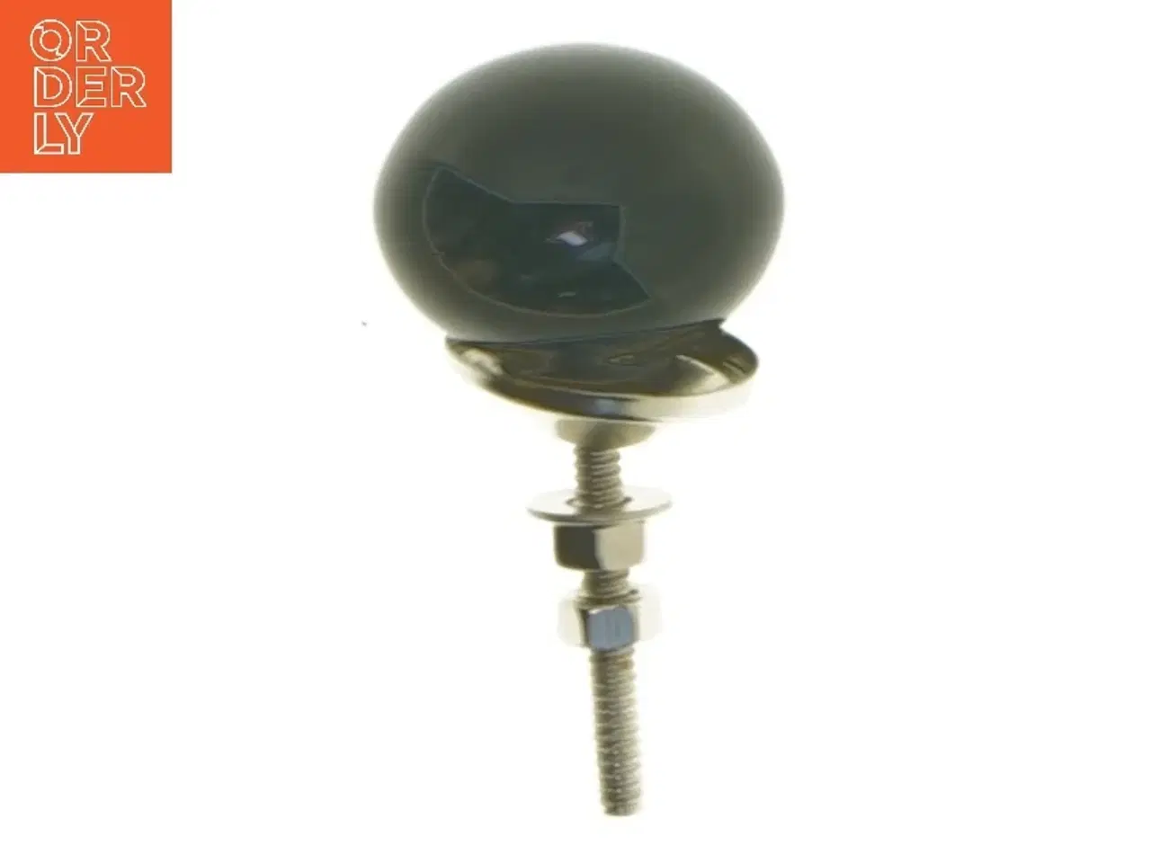 Billede 2 - Sort møbelknop (str. Ø 3,5 cm)