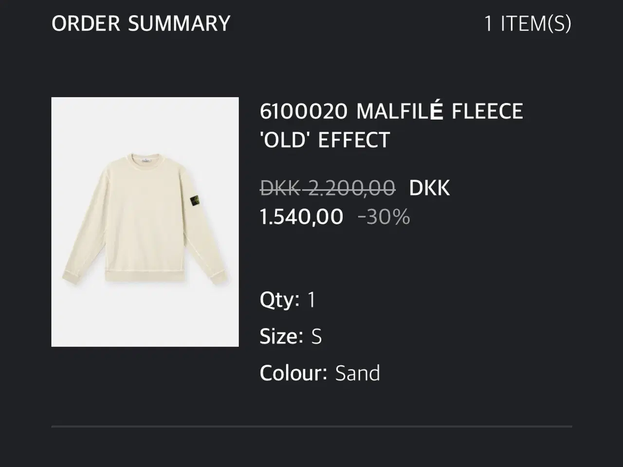 Billede 1 - Stone Island trøje helt ny 