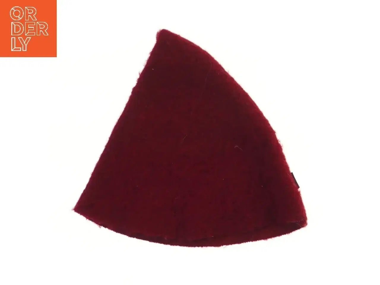 Billede 1 - Rød filt nissehue fra Tv2 (str. 28x25 cm)