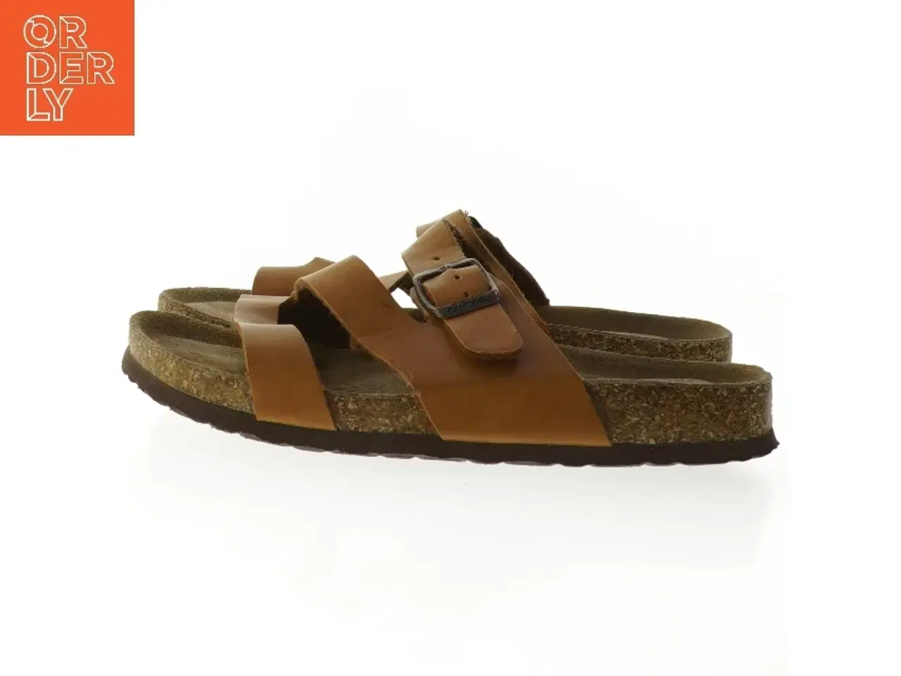 Billede 1 - Brugte lædersandaler (str. 38)