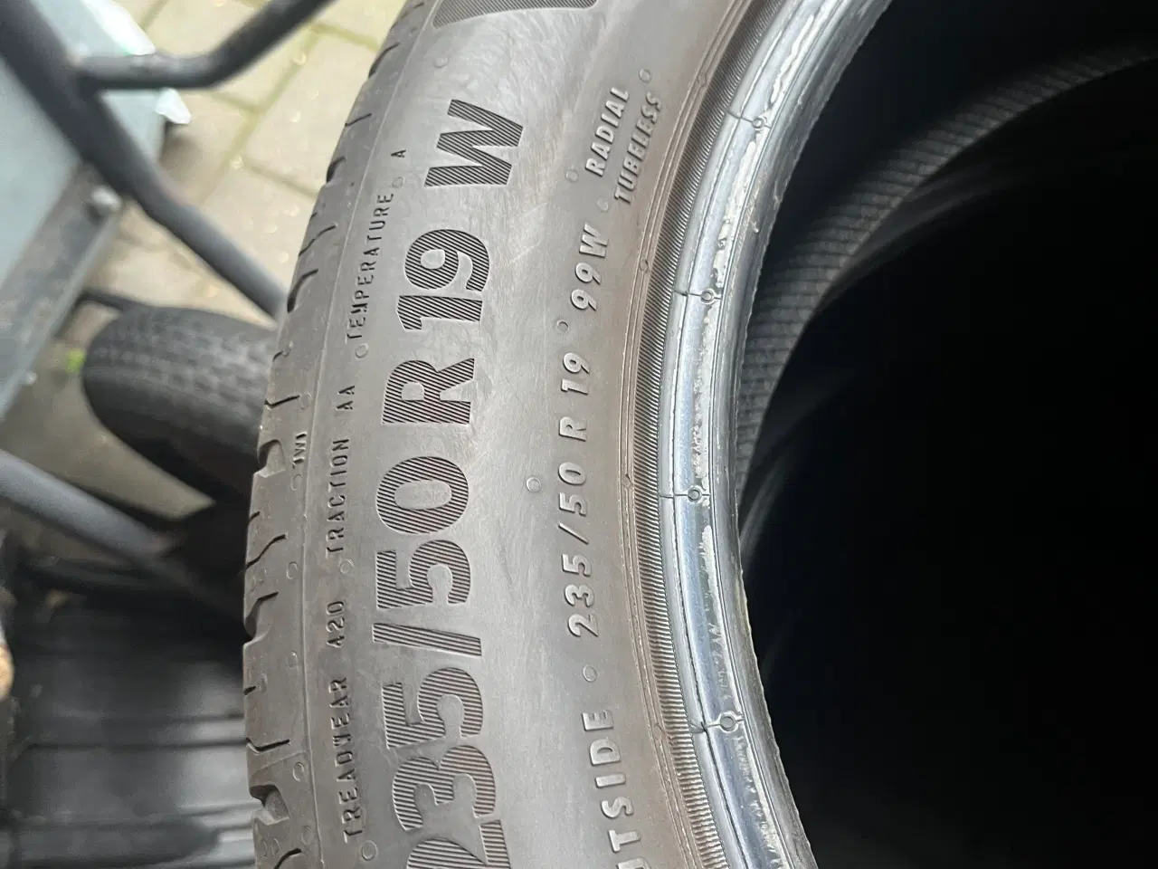 Billede 3 - 4 stk Continental sommer 235/50-19