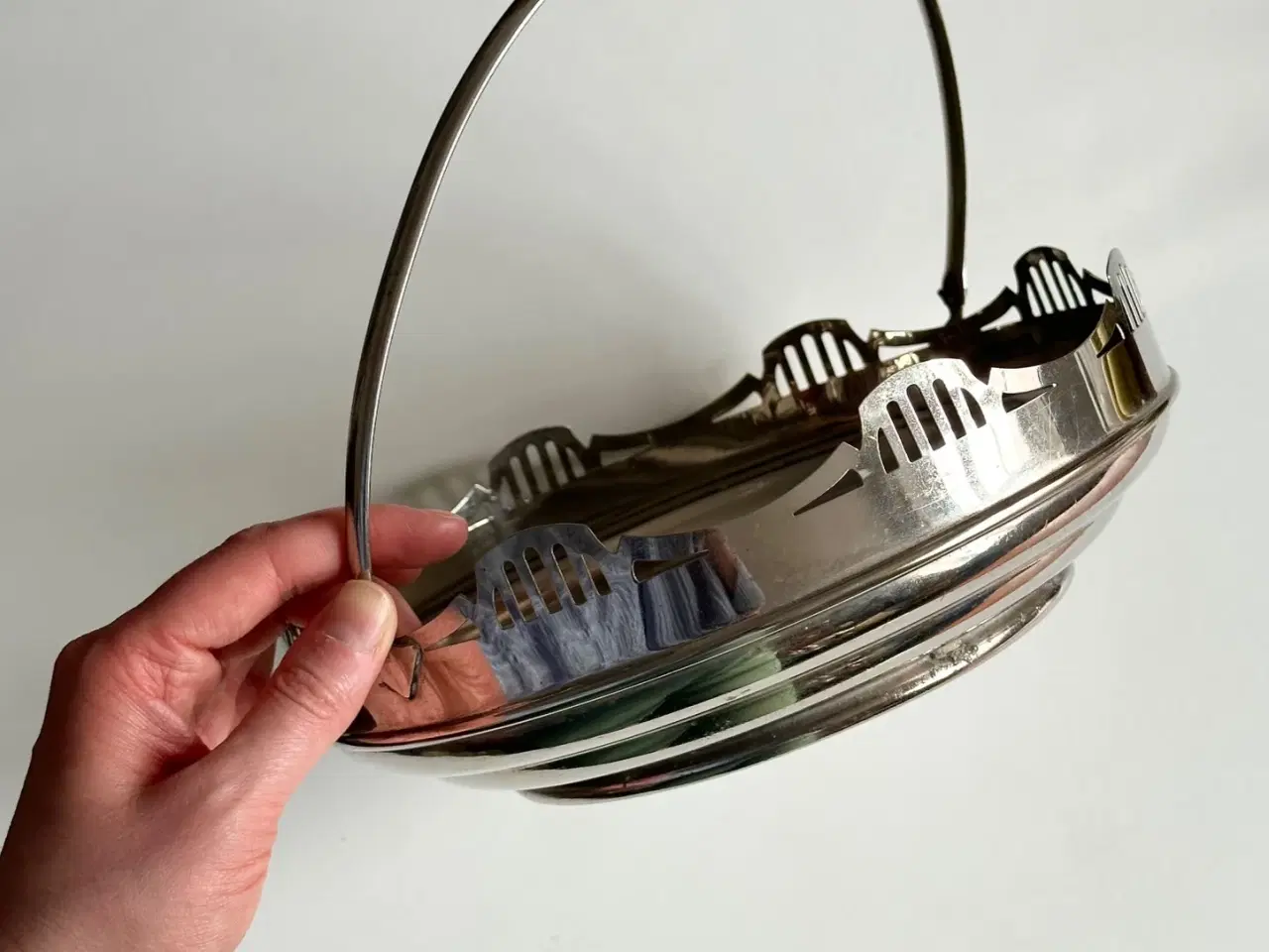 Billede 5 - Skål m hank, kastanje