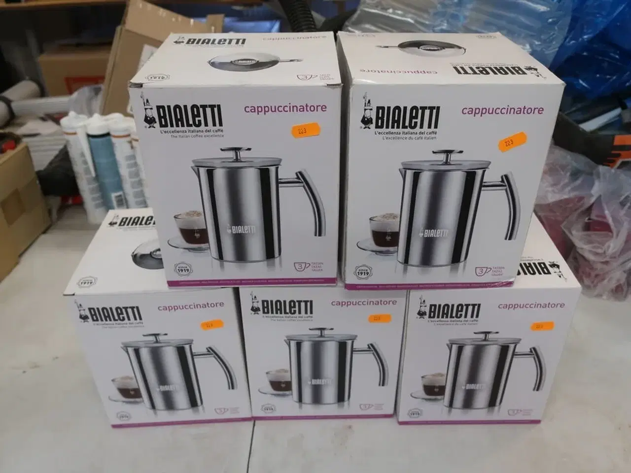 Billede 1 - 5 stk. mælkeskummere til mikroovn BIALETTI