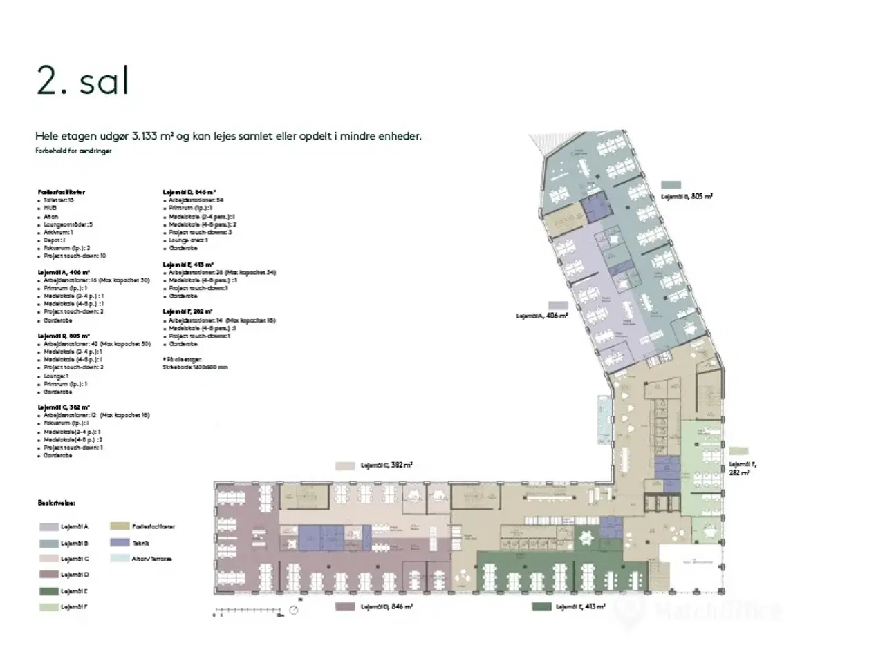 Billede 25 - 13.087 m² nybygget og fleksibelt kontor lige ved metro