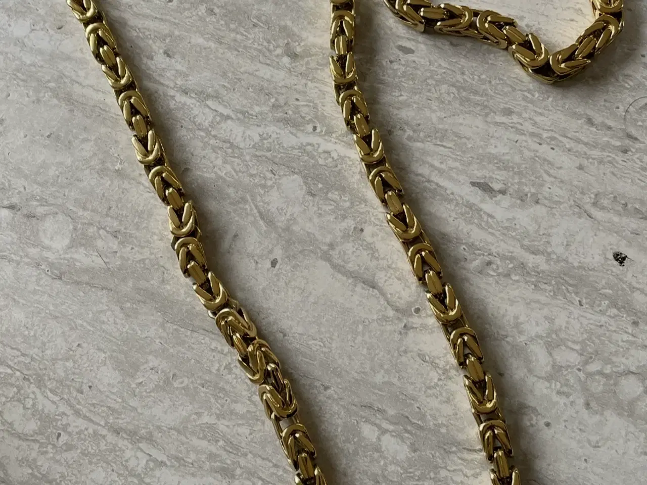 Billede 2 - Goldfilled kongekæde med kasselås