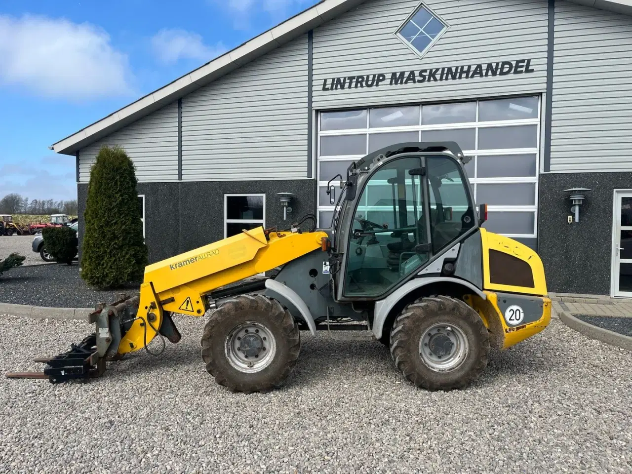 Billede 11 - Kramer 750T Allrad med pallegafler og adabter. Med teleskop-arm