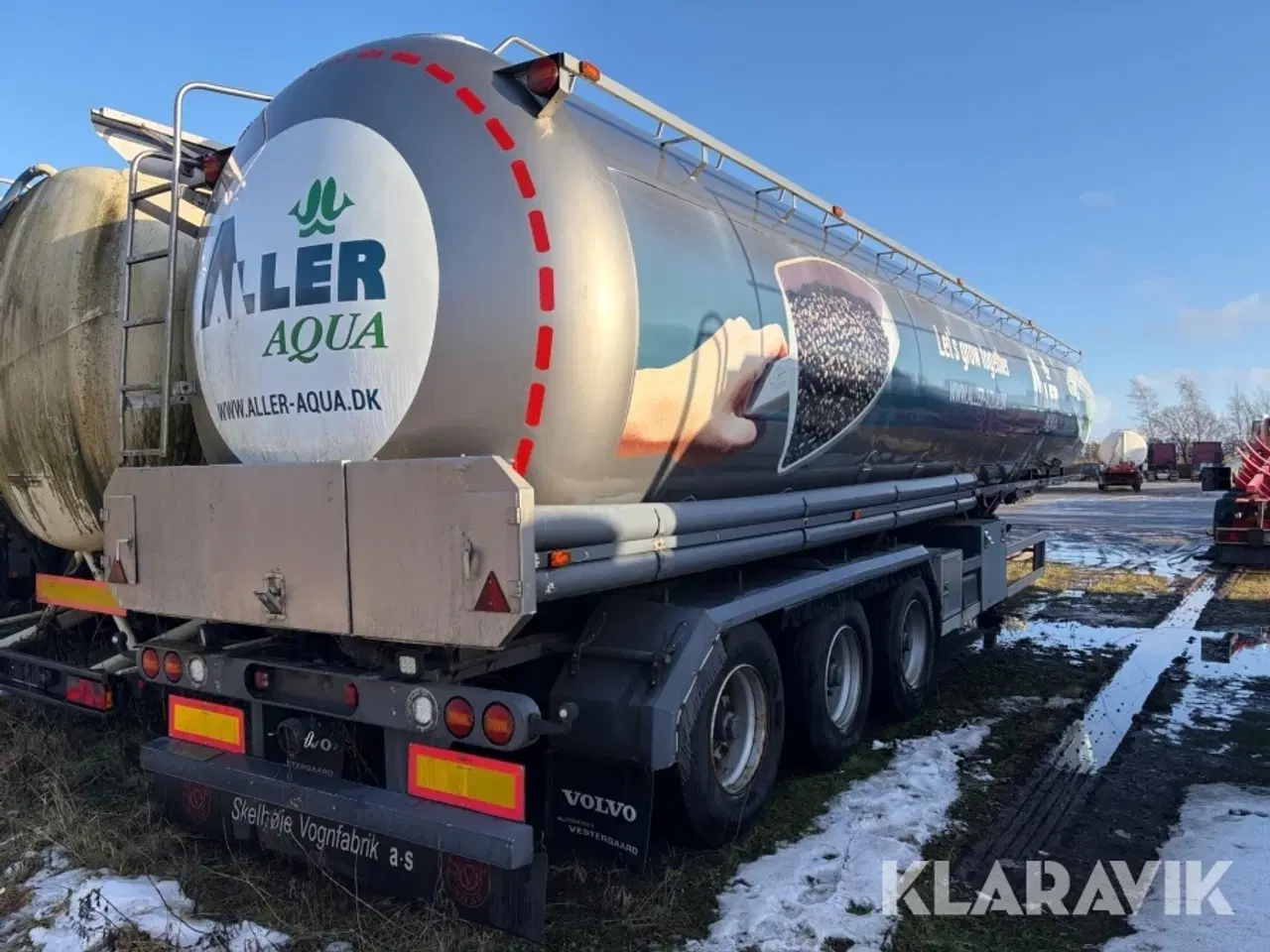 Billede 1 - Fodertank trailer Tranders TS60/24/16 8 rum 60 kubikmeter tank