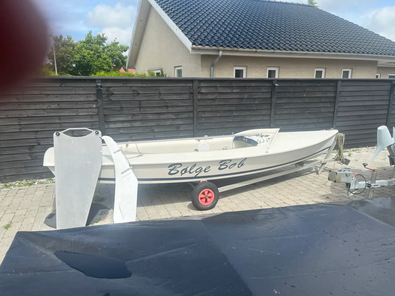 Billede 3 - Ældre snipe jolle m/jollevogn