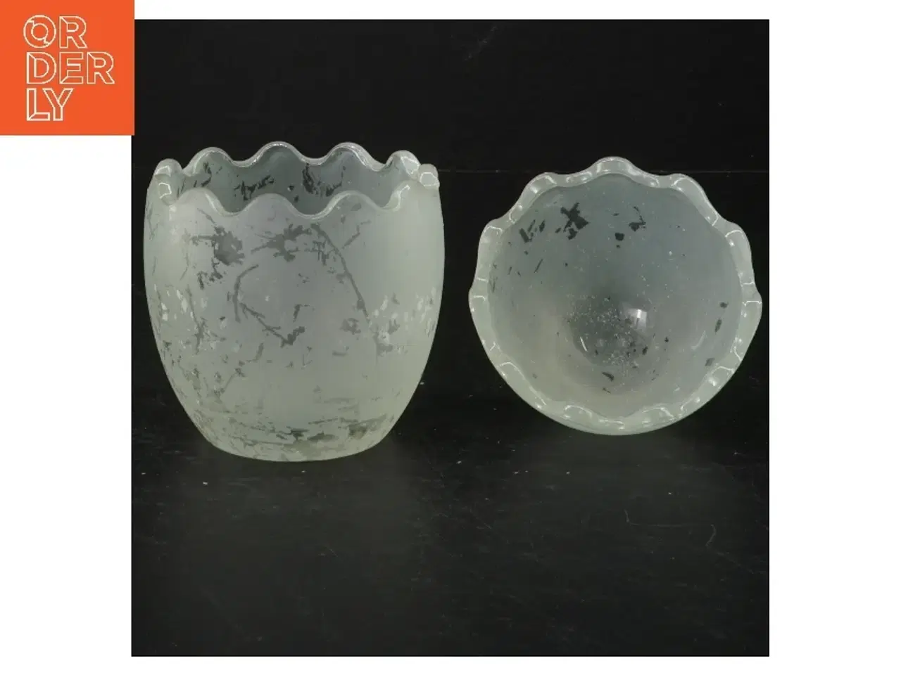 Billede 2 - Påskeægs glas vase (str. H. 13,5 cm)