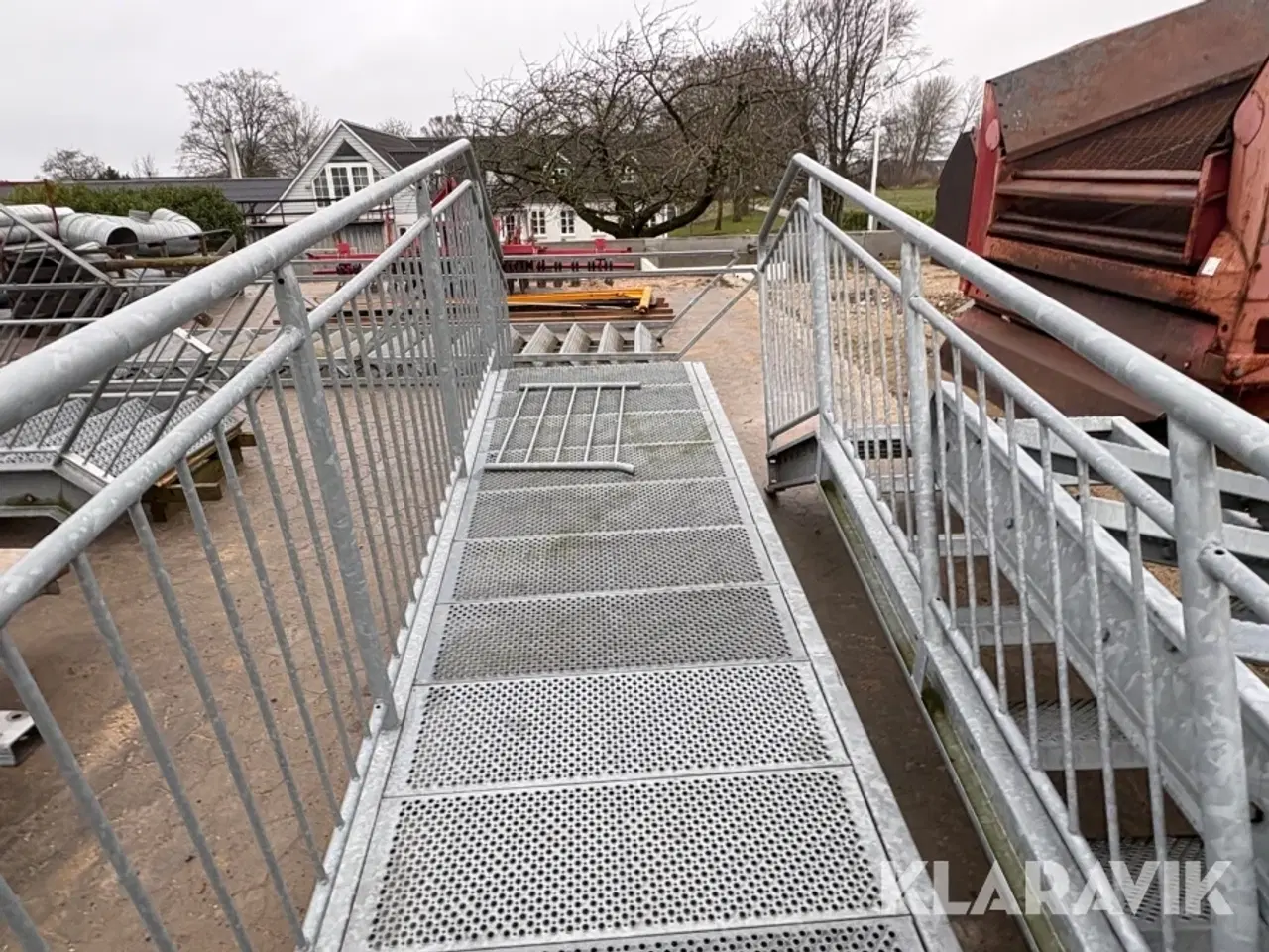 Billede 12 - Trapper plus afsats/gangbro Galvaniseret