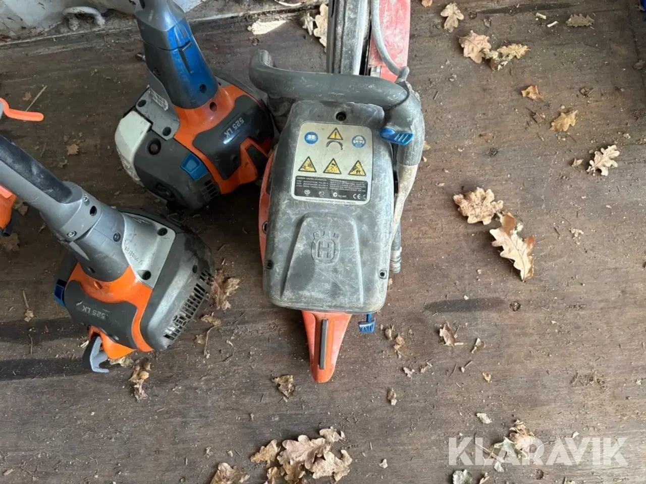 Billede 3 - Blandet værktøj Husgvarna kapsav, buskryder, løvblæser