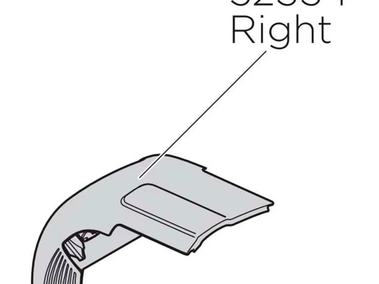 Billede 1 - Thule endestykke højre 959 WingBar edge