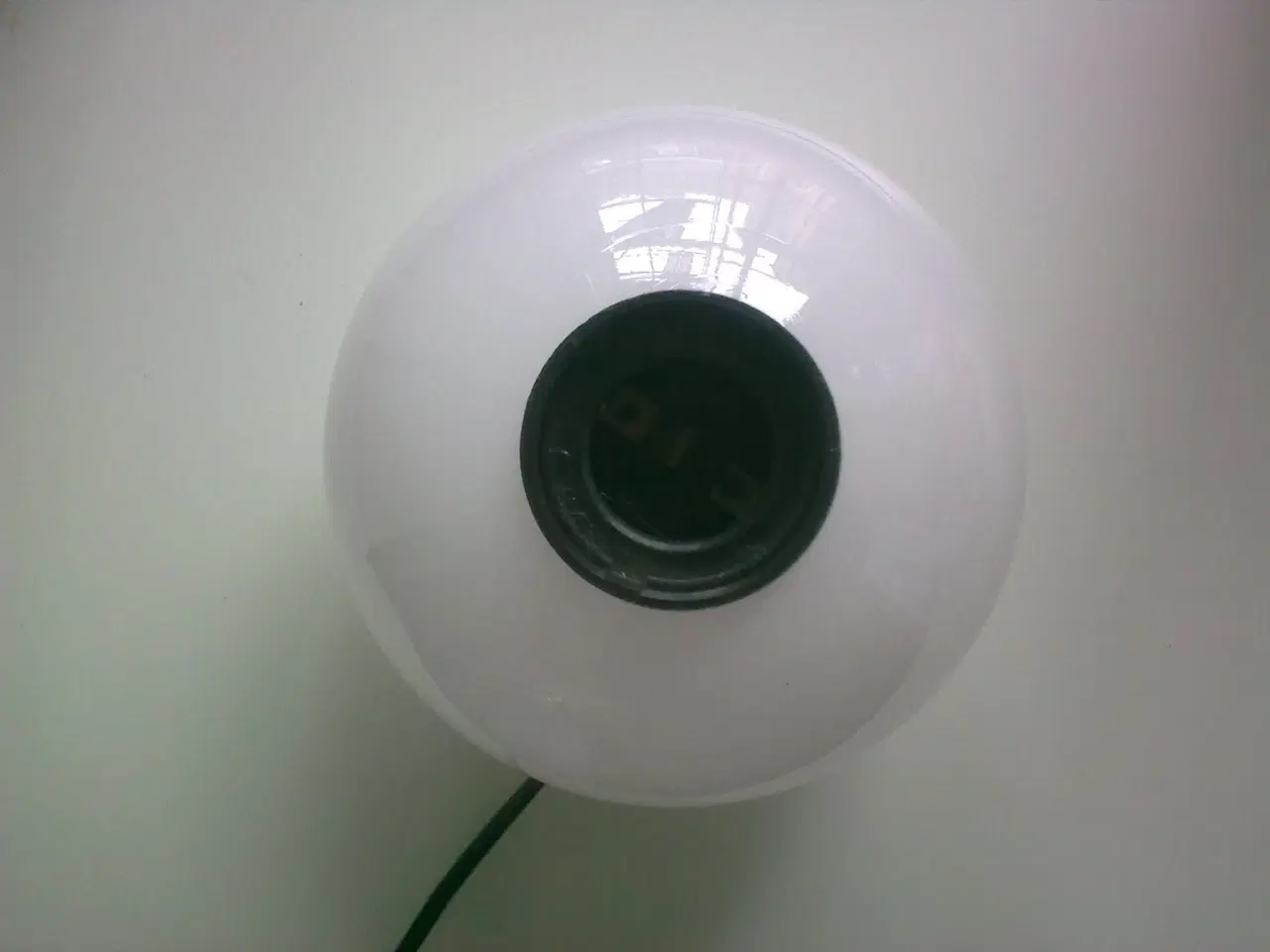 Billede 2 - Opaline kugle bordlampe BRUGSKLAR