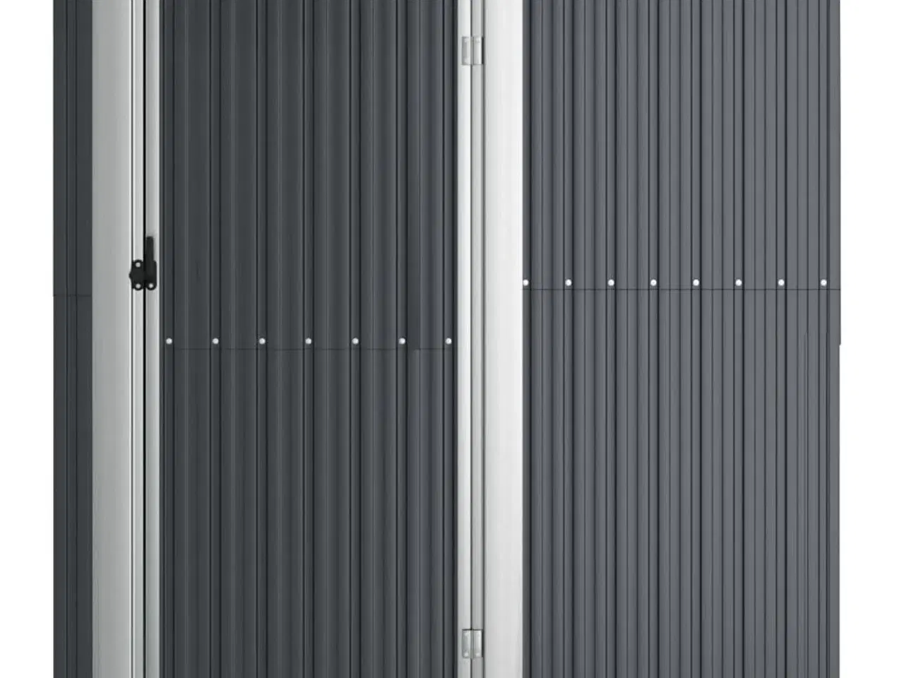 Billede 3 - Haveskur 180,5x97x209,5 galvaniseret stål antracitgrå